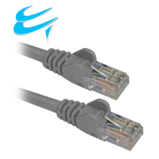 20M RJ45 Cat5e UTP Stranded snagless Network Cable GREY
