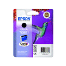 Genuine Epson Hummingbird Black (T0801) Cartridge