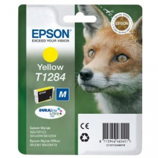 Genuine Epson Fox Yellow (T1284) Cartridge