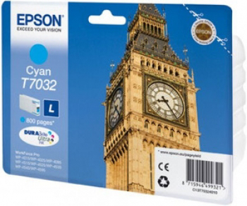 Genuine Epson Big Ben Cyan Approx 800 pages (T7032) Cartridge