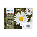 Genuine Epson Daisy (18XL) Multipack - Black, Cyan, Magenta, Yellow - Extra Large