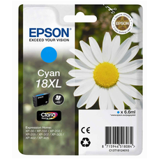Genuine Epson Daisy (18XL) Cyan Cartridge - Extra Large