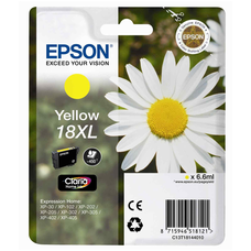 Genuine Epson Daisy (18XL) Yellow Cartridge - Extra Large