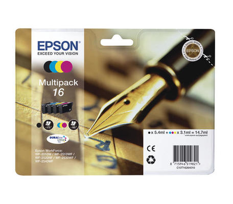 Epson Pen & Crossword 16 Multipack (Black, Cyan, Yellow, Magenta)