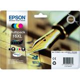 Epson Pen & Crossword 16XL Extra Large Multipack (Black, Cyan, Yellow, Magenta)