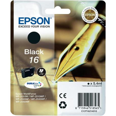 Epson Pen & Crossword 16 Black Ink Cartridge