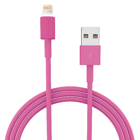 USB Lightning Cable - 1m - Pink