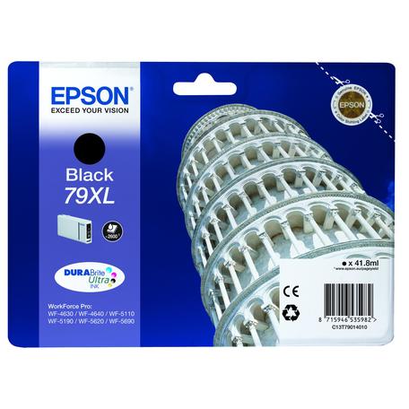 Genuine Epson Tower of Pisa (79XL) Black Cartridge Approx 2000 Sheets