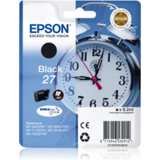 Genuine Epson Alarm 27 Clock Black Cartridge