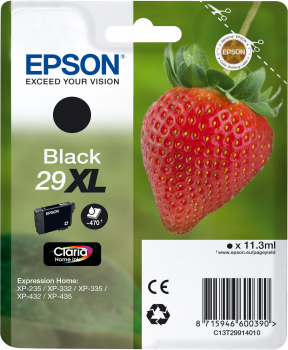 Genuine Epson Strawberry Black Ink No:29XL