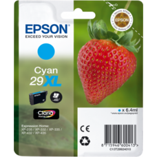 Genuine Epson Strawberry Cyan Ink No:29XL