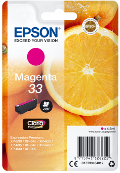 Magenta No.33 Oranges Claria Premium Ink