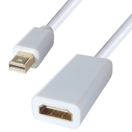0.2M Mini DisplayPort to HDMI Adapter Male to Female (Mini DP Source)
